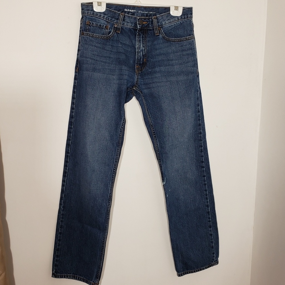 Old Navy straight cut jeans waist 32" - Picture 2 of 6
